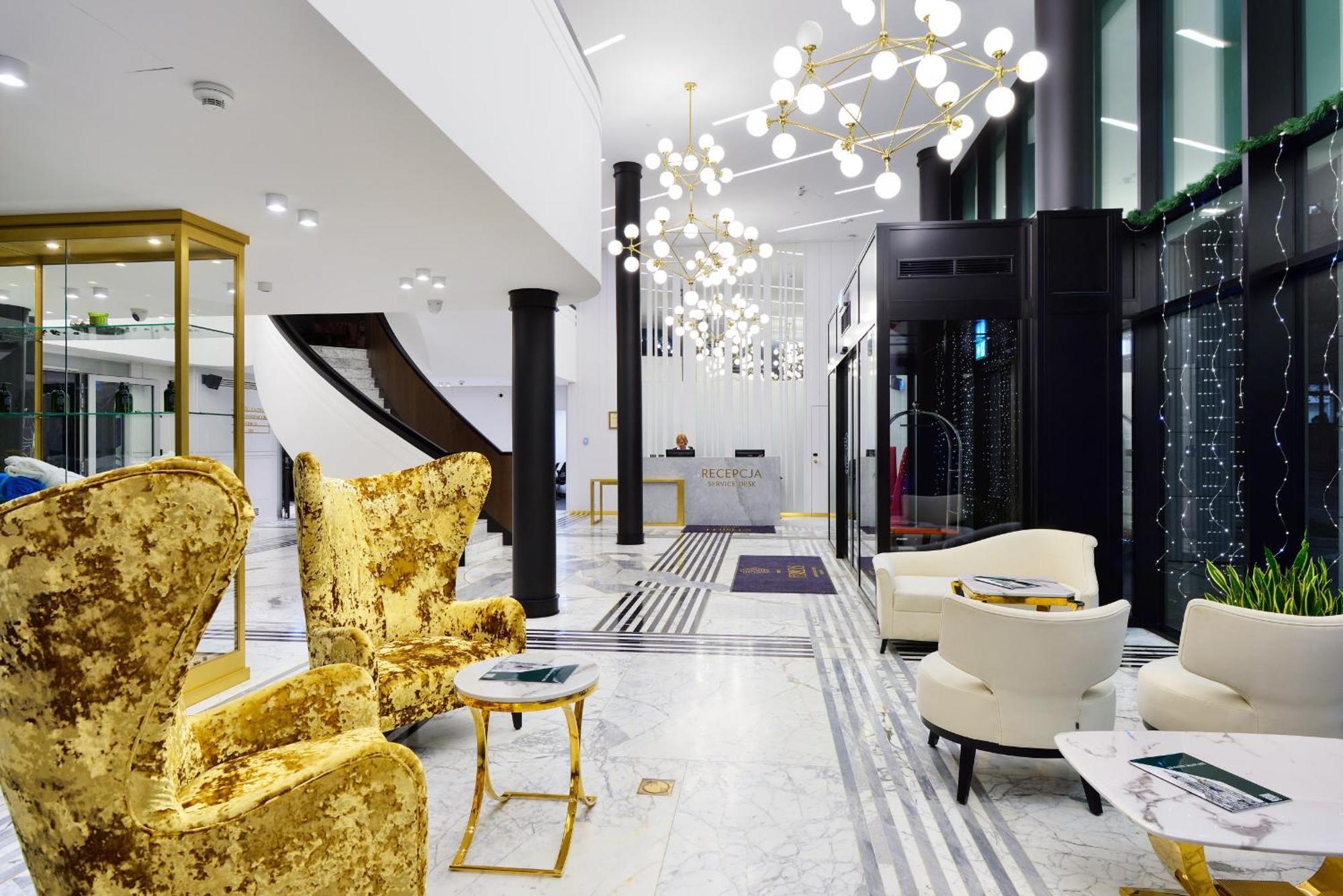 Hotel Ferreus Modern Art Deco Краков Экстерьер фото Lobby